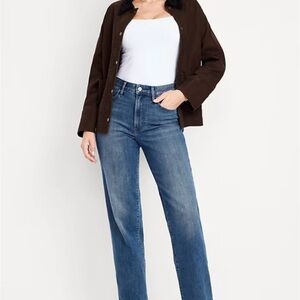 NWT Old Navy High Rise WOW Loose Jeans Size 6 Tall